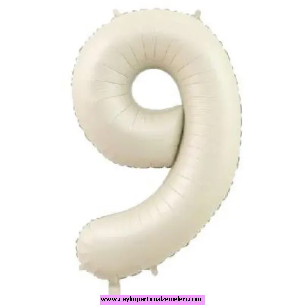 9 Rakam Kum Beji Folyo Balon 